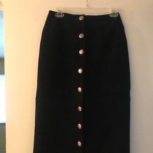 Ladies Pioneer Wear Western suede fringe skirt